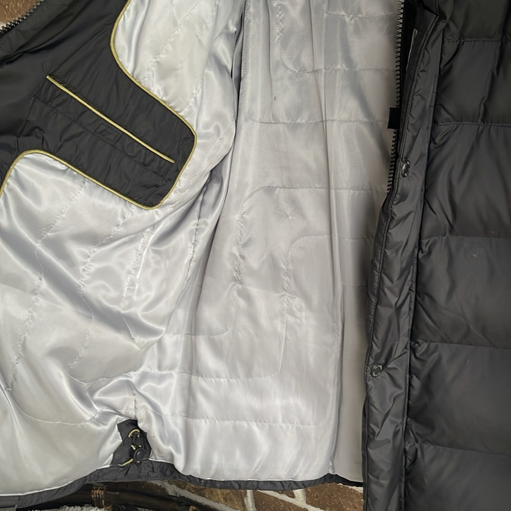 CALVIN KLEIN Black Duck Down Water-Repellent Hooded Puffer Jacket - Picture 7 of 11